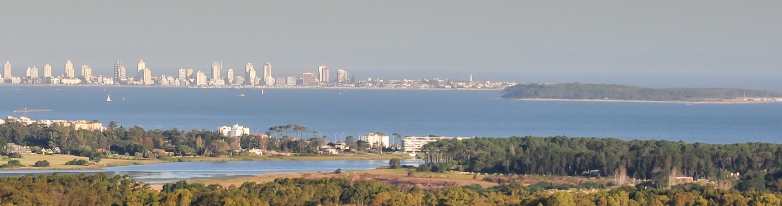 Isla de Gorriti with Punta del Este in the background