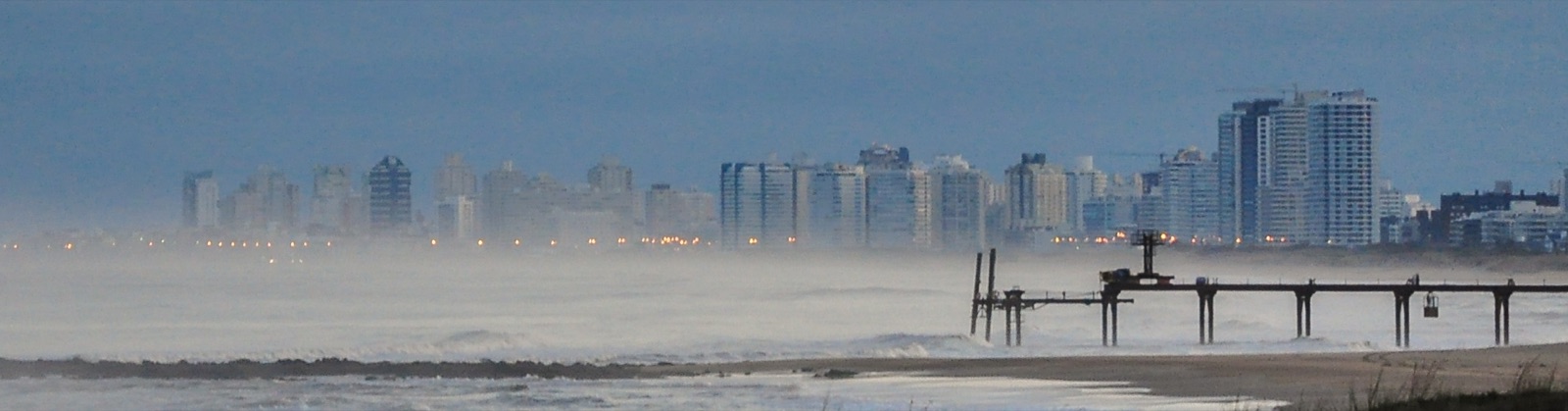 Punta del Este at dusk